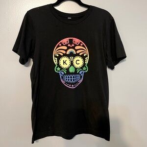 KC Sugar Skull Black Tee